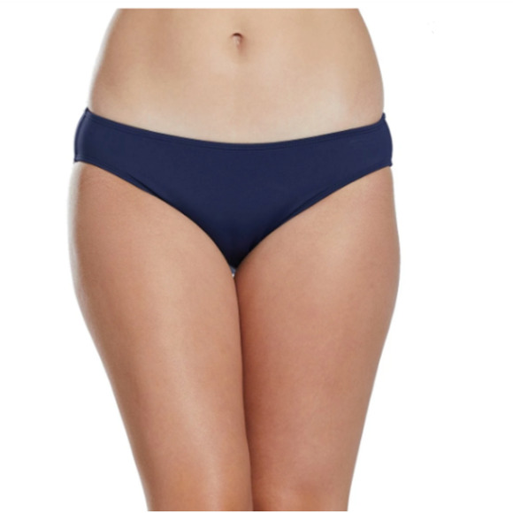 Lauren Ralph Lauren Beach‎ Club Solid Hipster Bikini Bottom Navy Size 4 NWT - Picture 1 of 1